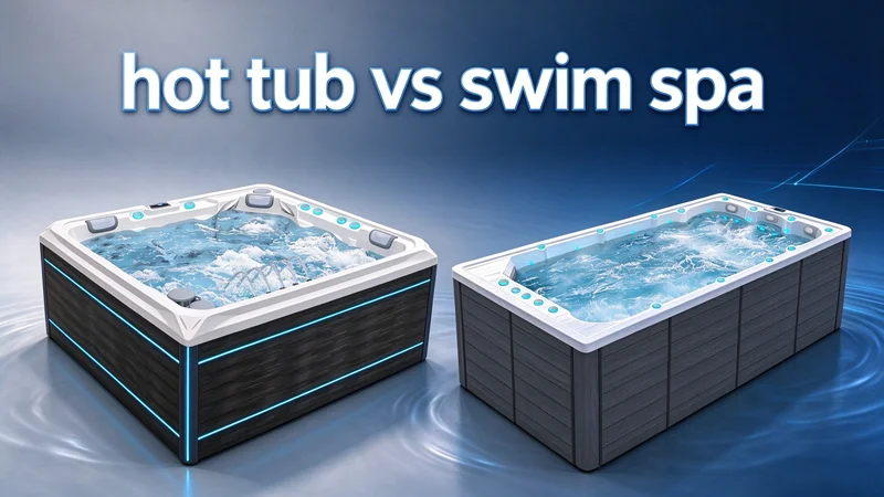 hot tub vs swim spa