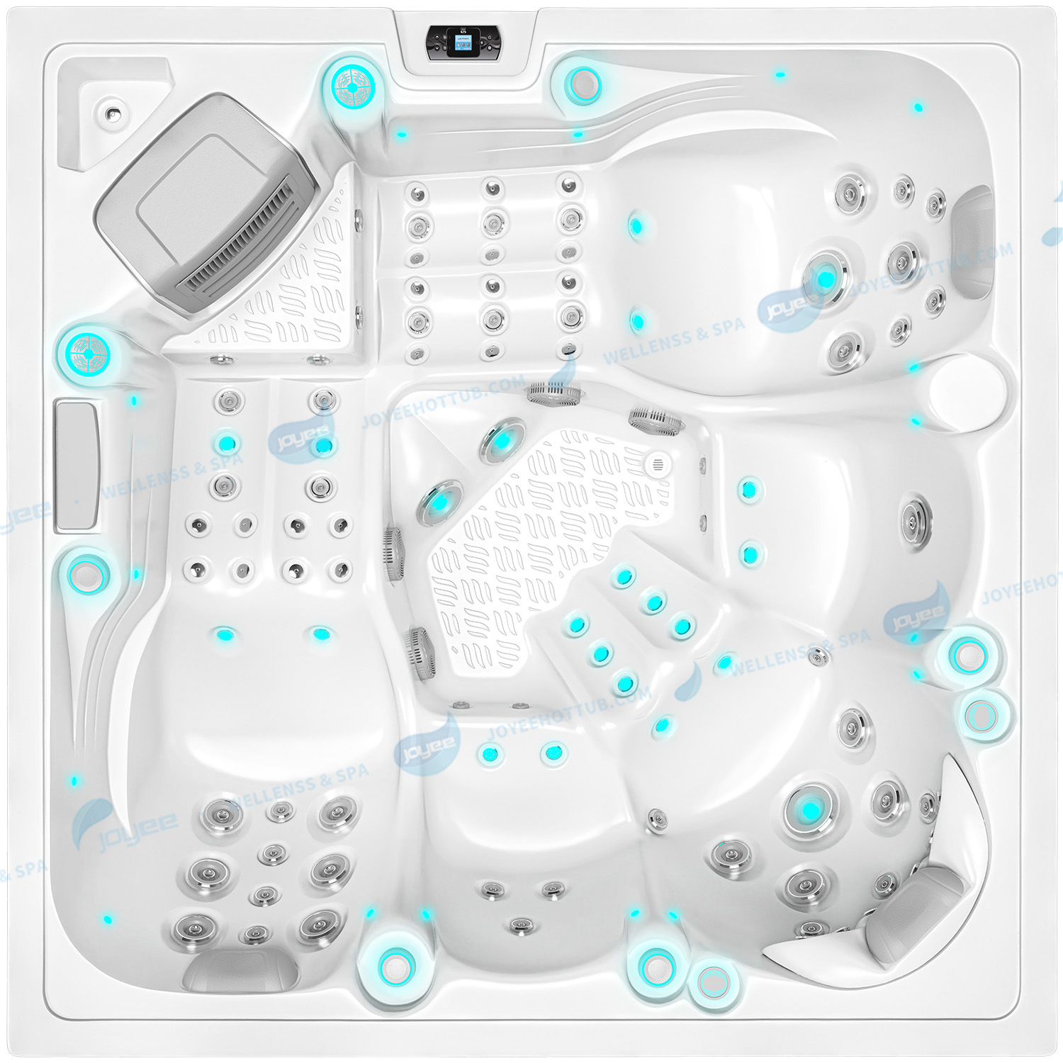outdoor hot tub- plastic