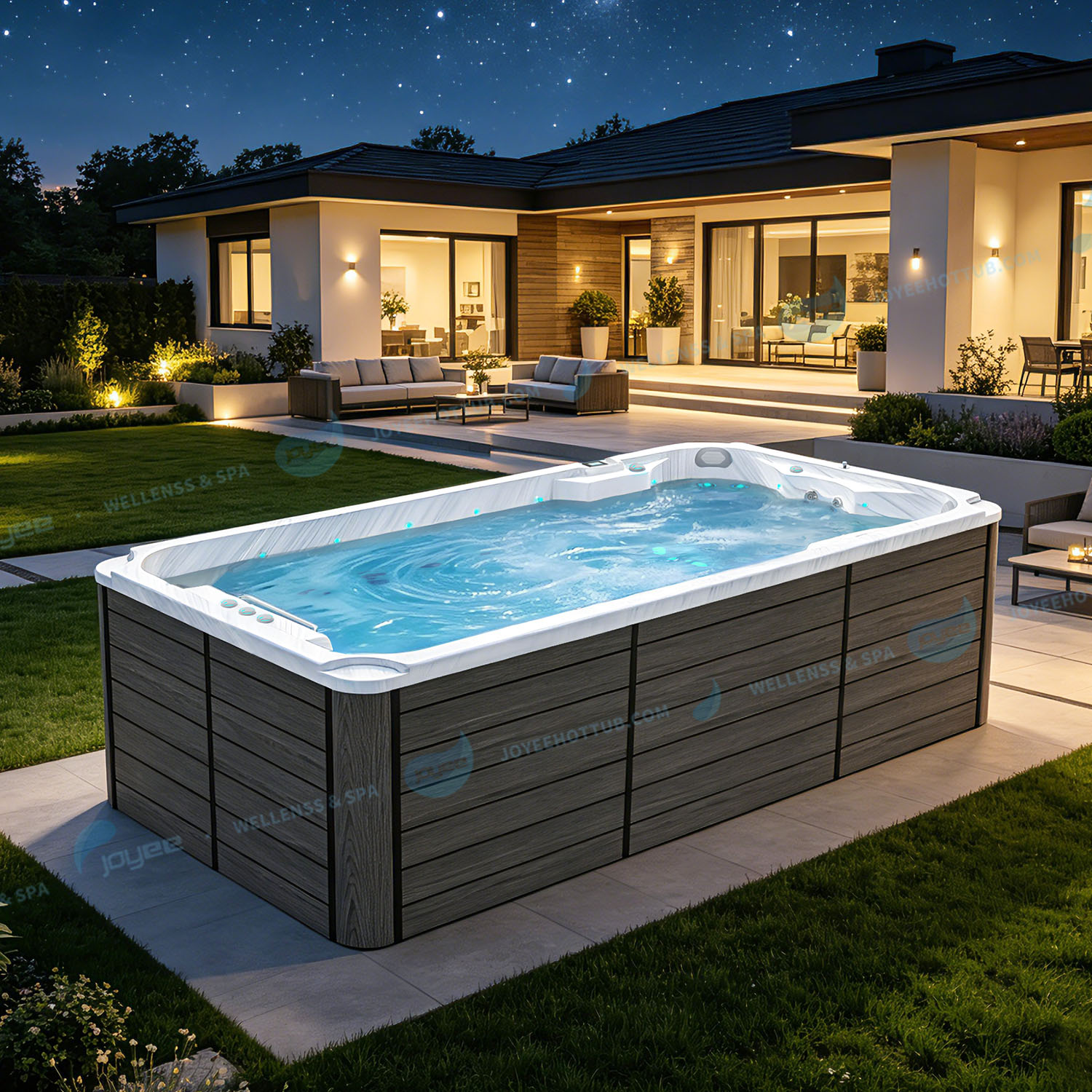 endless spa pool